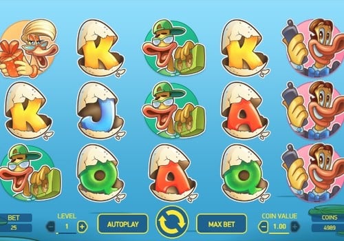 Игровые автоматы на реальные деньги с выводом на карту - Scruffy Duck