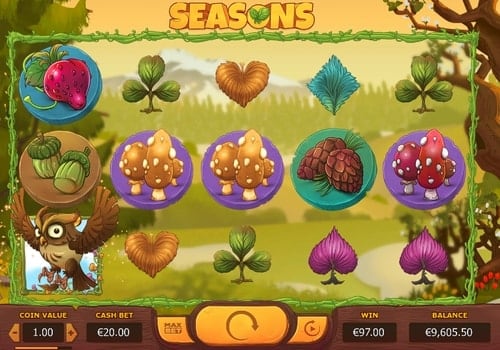 Игровые автоматы на реальные деньги с выводом на карту — Seasons