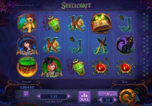 Игровые автоматы на реальные деньги с выводом средств на карту - Spellcraft